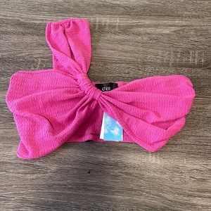 Cider One Shoulder Crop Top